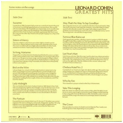 LEONARD COHEN - GREATEST HITS | VINILO