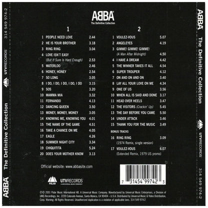 ABBA - THE DEFINITIVE COLLECTION (2CD) | CD