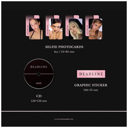 BLACK PINK - DEADLINE-BLACKPINK THE 3RD MINI ALBUM (PINK VERSION) | CD