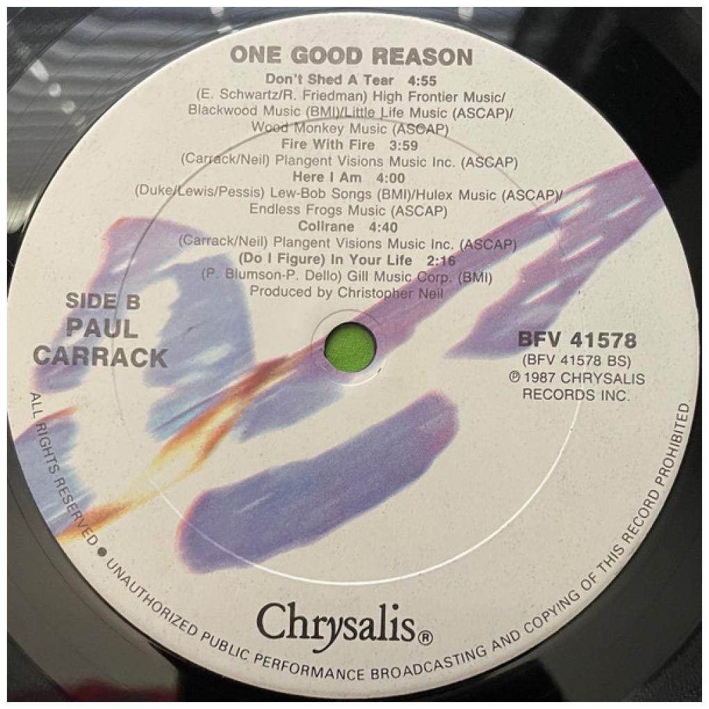 PAUL CARRACK - ONE GOOD REASON | VINILO USADO