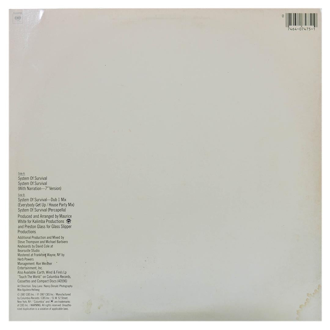 EARTH, WIND & FIRE - SYSTEM OF SURVIVAL | 12" MAXI SINGLE USADO