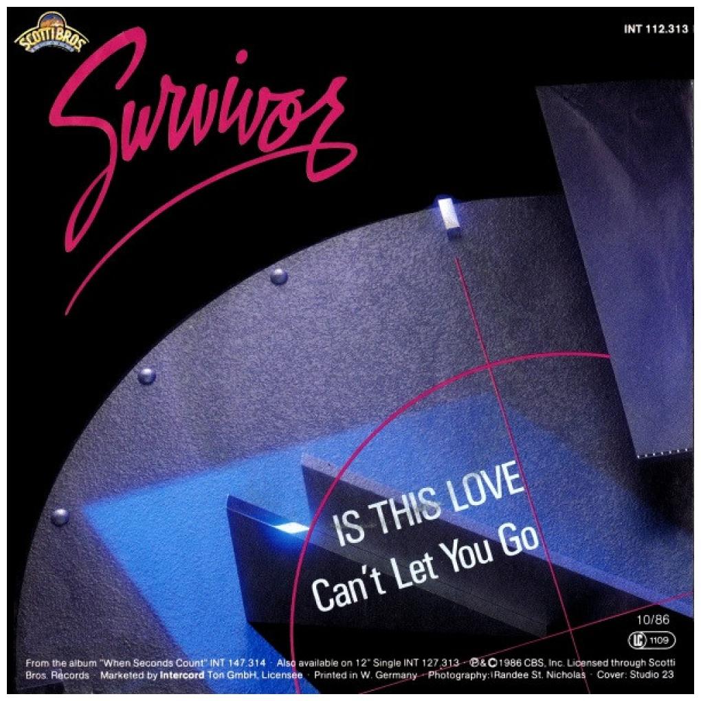 SURVIVOR - IS THIS LOVE (RED VINYL) | 7" SINGLE USADO