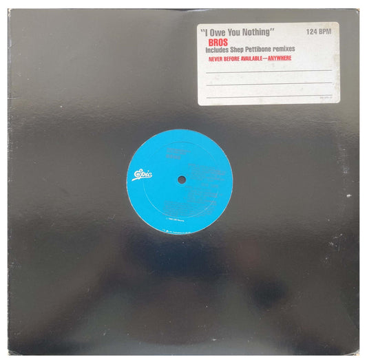 BROS  -  I OWE YOU NOTHING | 12" MAXI SINGLE USADO