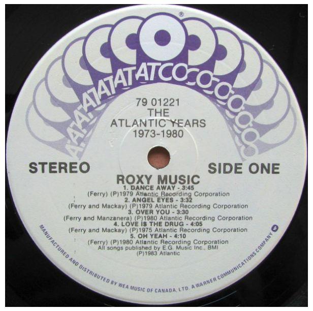 ROXY MUSIC - ATLANTIC YEARS 1973-1980 | VINILO USADO