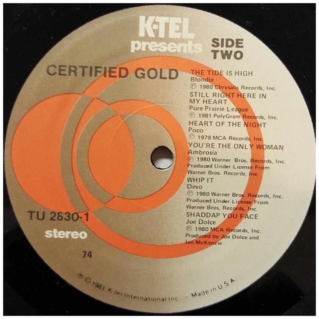CERTIFIED GOLD - 24 SUPER STARS HITS (2LP) | VINILO USADO