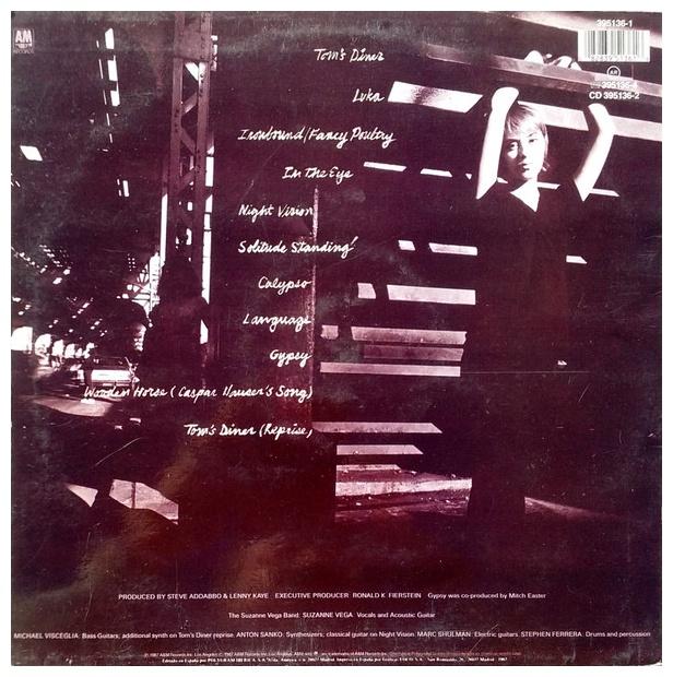 SUZANNE VEGA - SOLITUDE STANDING | VINILO USADO