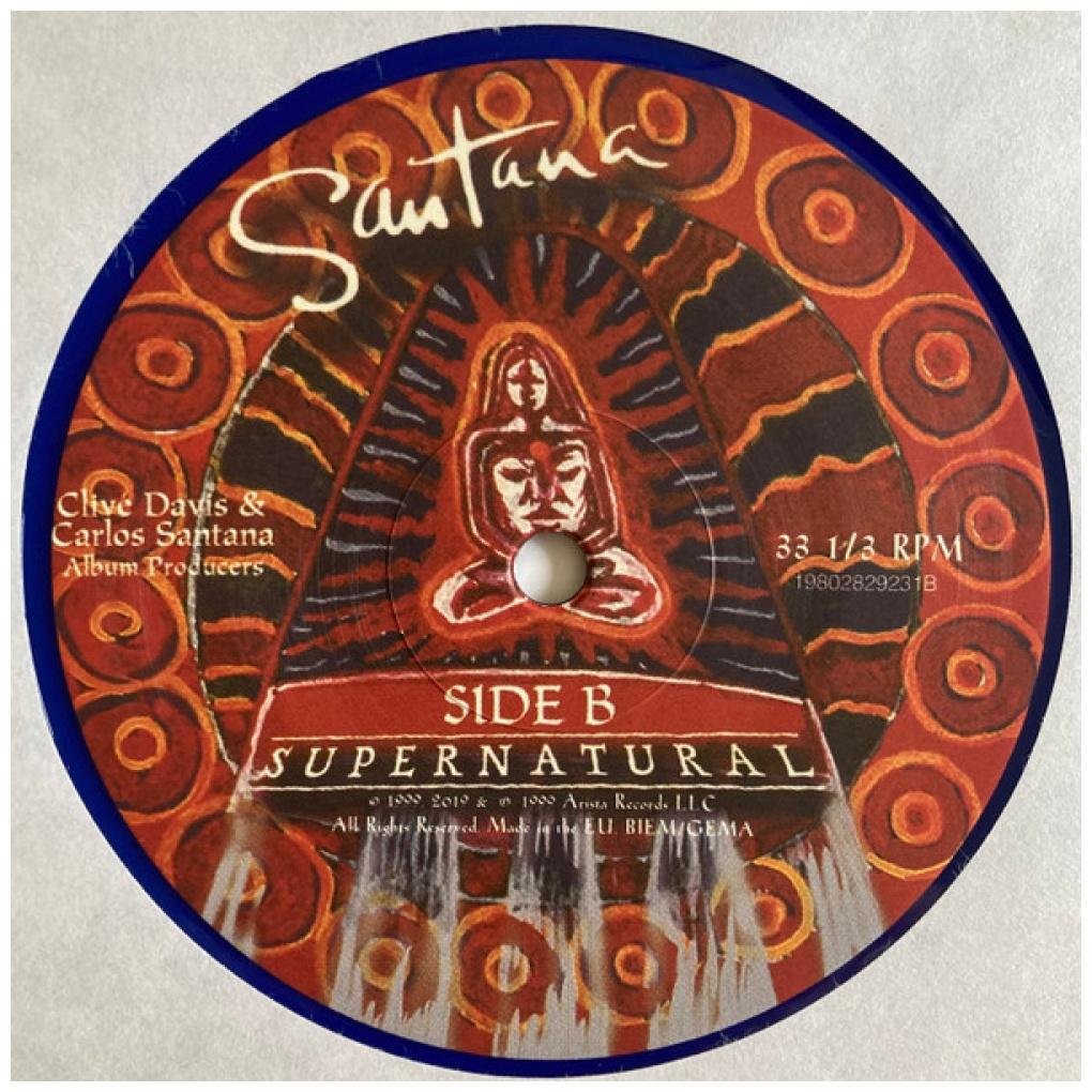 SANTANA - SUPERNATURAL (VINYL COLOURED BLUE) -2LP | VINILO