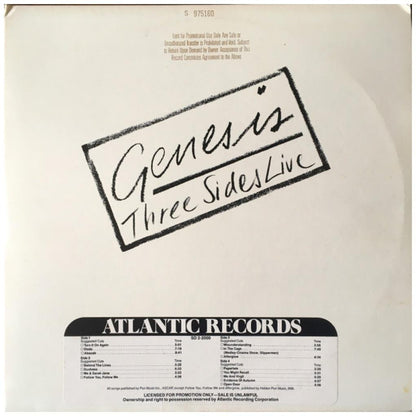 GENESIS - THREE SIDES LIVE (2LP) | VINILO USADO