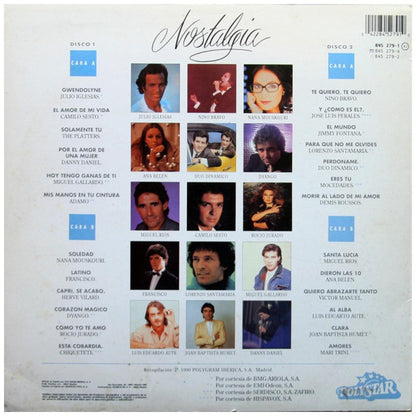 NOSTALGIA - 25 CANCIONES INOLVIDABLES-VARIOUS ARTIST (2LP) | VINILO USADO
