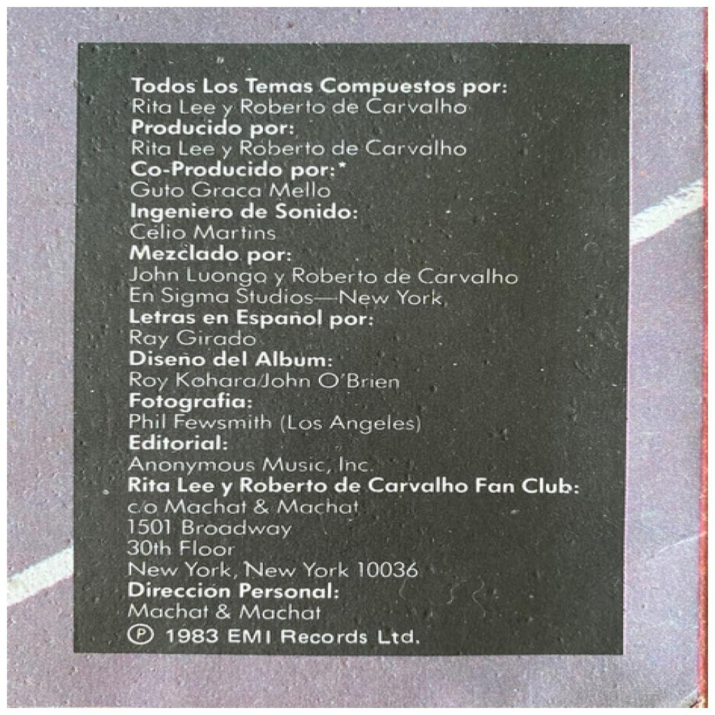 RITA LEE - RITA & ROBERTO | VINILO USADO