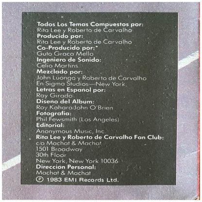 RITA LEE - RITA & ROBERTO | VINILO USADO