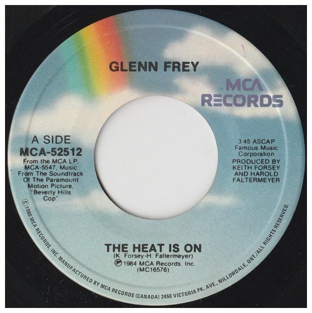 GLEN FREY - THE HEAT IS ON | 7" SINGLE VINILO USADO