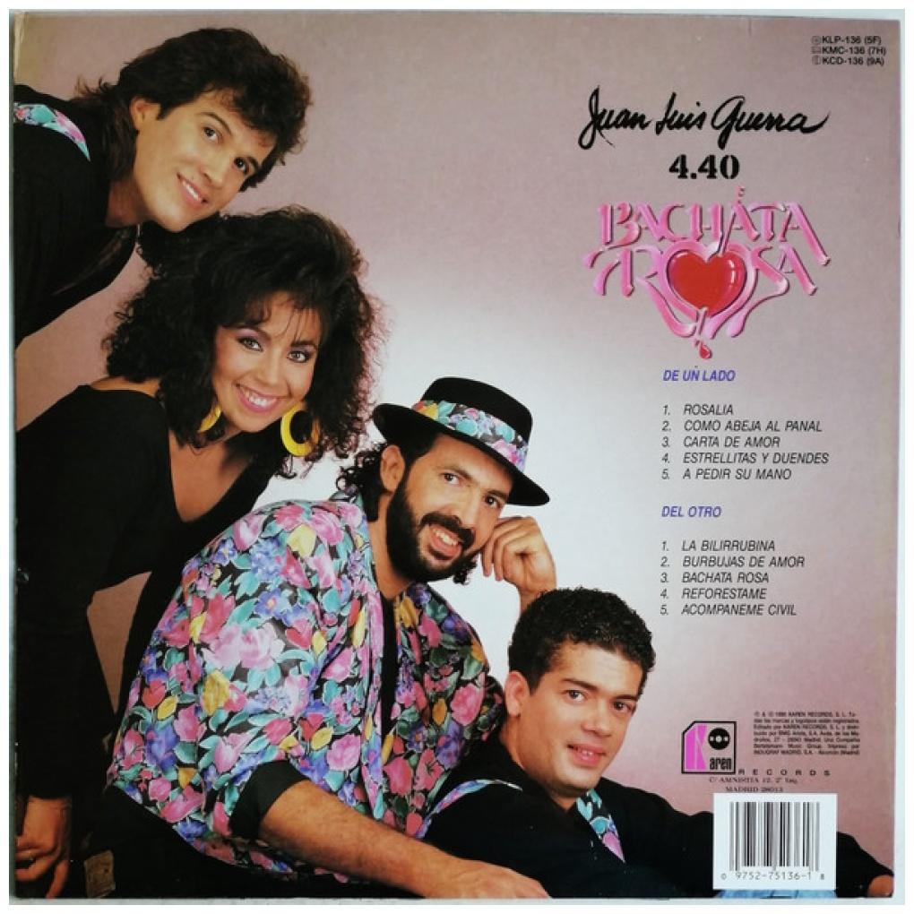 JUAN LUIS GUERRA 4.40 - BACHATA ROSA | VINILO USADO