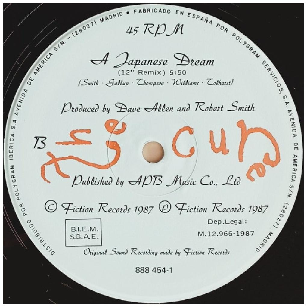 THE CURE - WHY CAN'T I BE YOU? | 12'' MAXI SINGLE USADO