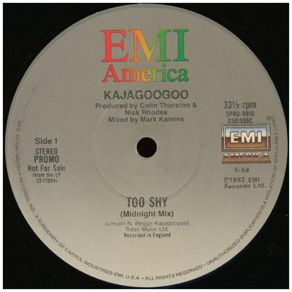 KAJA GOO GOO - TO SHY (MIDNIGHT REMIX) (PROMO COPY) | 12'' MAXI SINGLE USADO