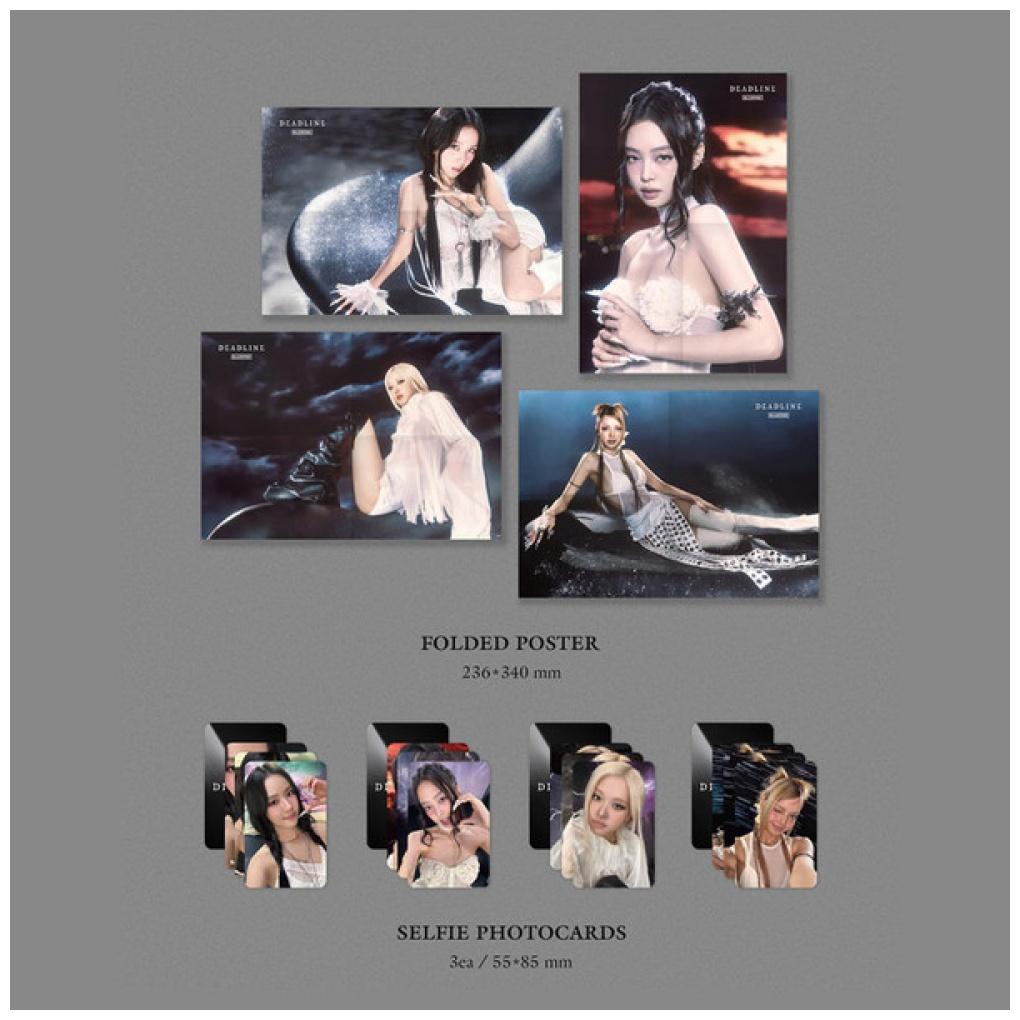 BLACK PINK - DEADLINE-BLACKPINK THE 3RD MINI ALBUM (SILVER VER.-ROSE) | CD