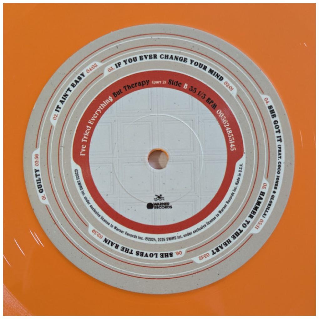 TEDDY SWIMS - I'VE TRIED EVERYTHING BUT THARAPY (PART 2) (MADE IN USA) | VINILO