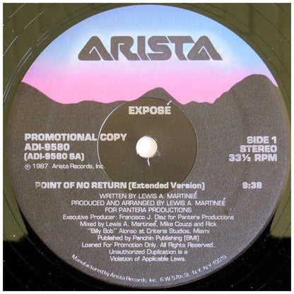 EXPOSÉ - POINT OF NO RETURN | 12'' MAXI SINGLE USADO