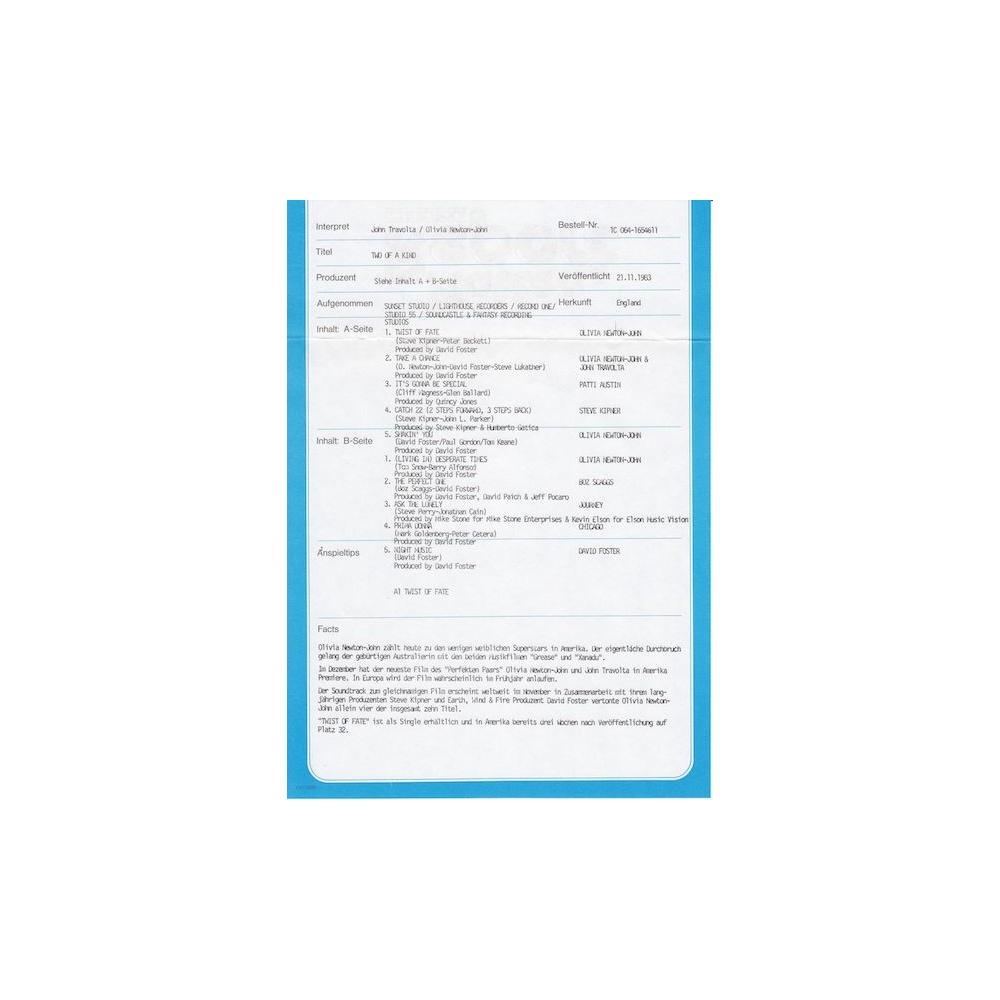 TWO OF A KIND  - O.S.T.  | VINILO USADO