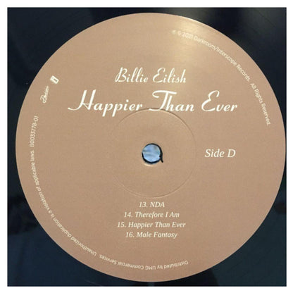 BILLIE EILISH - HAPPIER THAN EVER (2LP) | VINILO