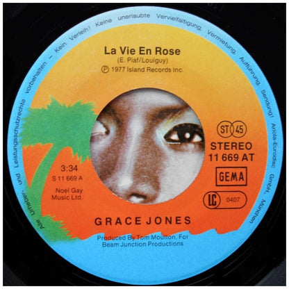 GRACE JONES - LA VIE EN ROSE | 7" SINGLE USADO
