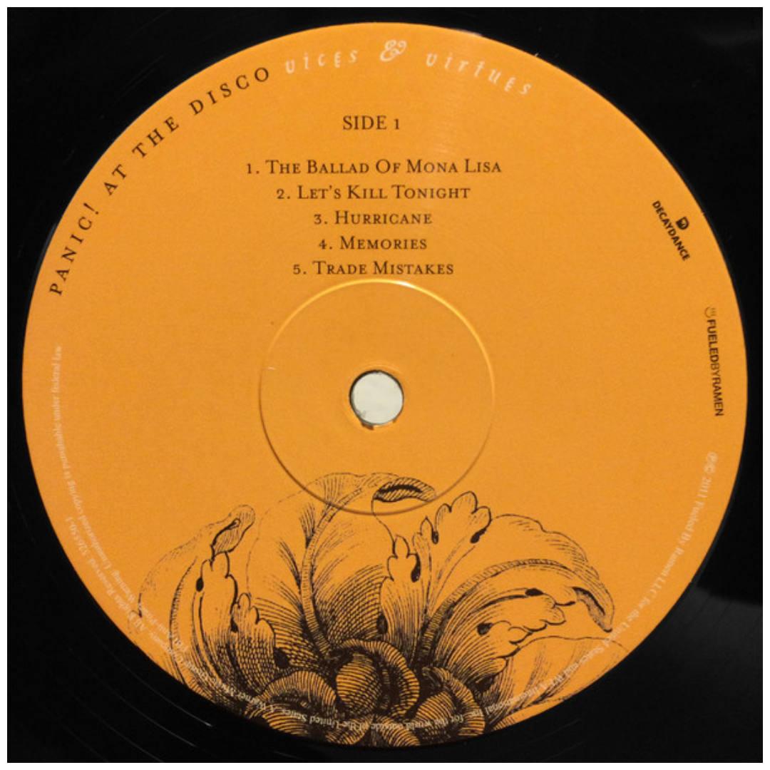 PANIC AT THE DISCO - VICES & VIRTUES | VINILO