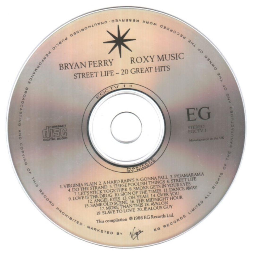 BRYAN FERRY & ROXY MUSIC - STREET LIFE: 20 GREAT HITS | CD