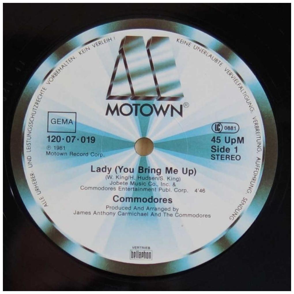 COMMODORES - LADY (YOU BRING ME UP) | 12" MAXI SINGLE VINILO USADO