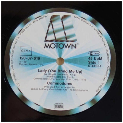 COMMODORES - LADY (YOU BRING ME UP) | 12" MAXI SINGLE VINILO USADO