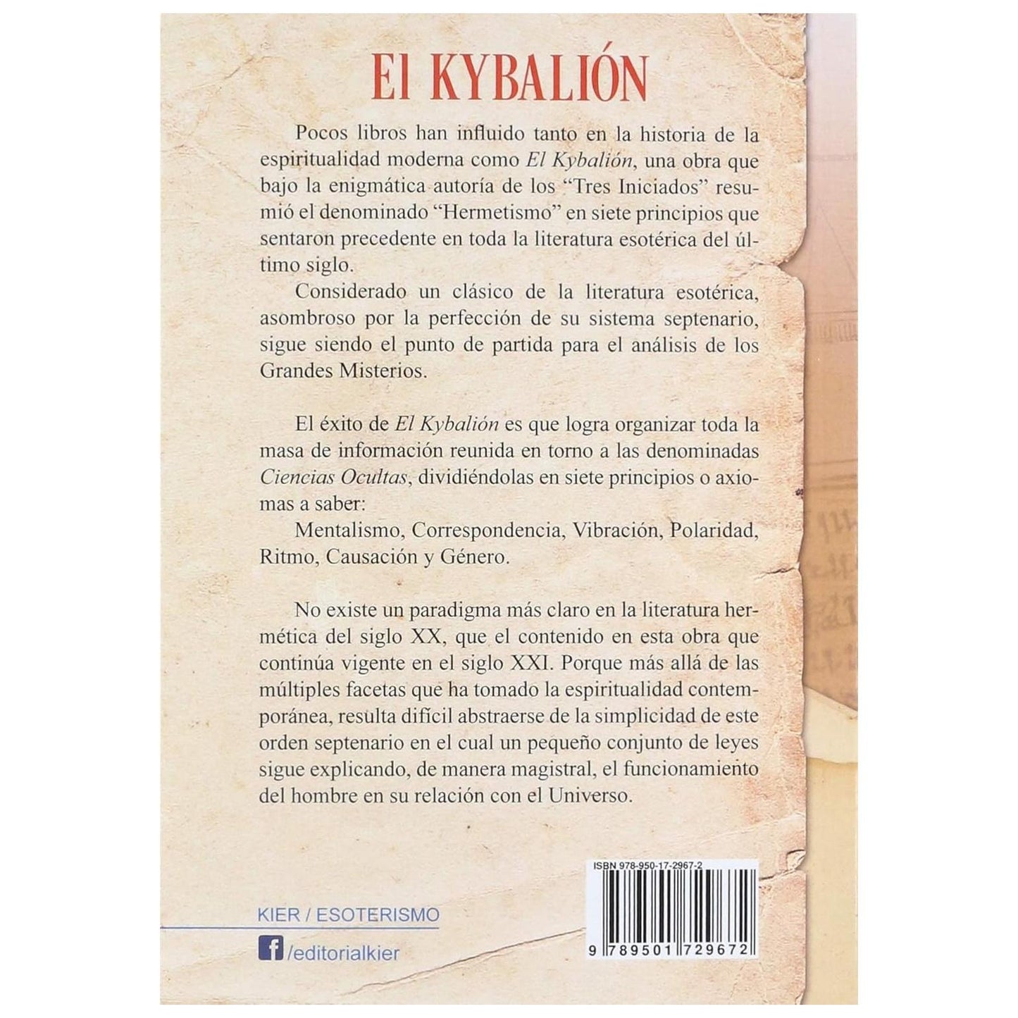 EL KYBALIÓN (RÚSTICA) - TRES INICIADOS | LIBRO
