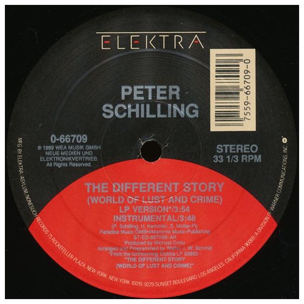 PETER SCHILLING - THE DIFFERENT STORY | 12" MAXI SINGLE USADO