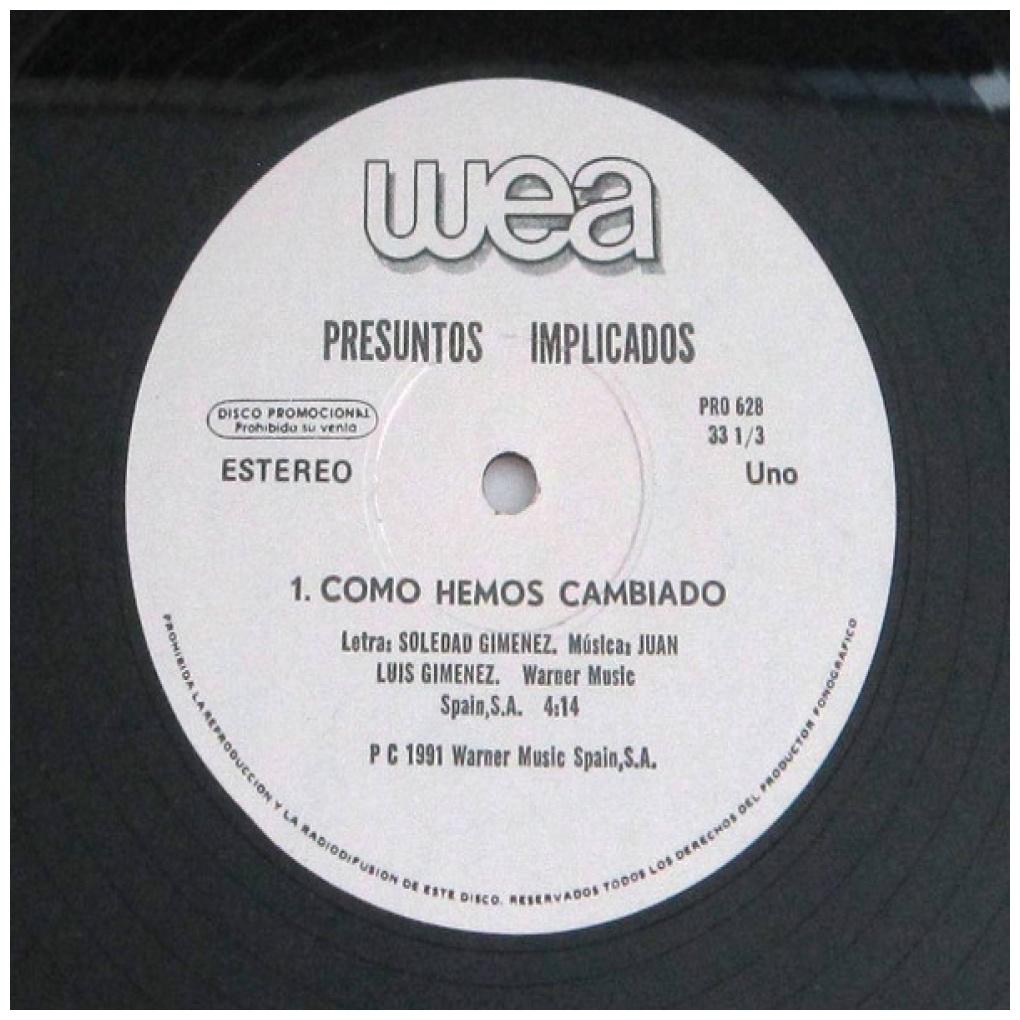 PRESUNTOS IMPLICADOS - COMO HEMOS CAMBIADO | 12" MAXI SINGLE VINILO USADO