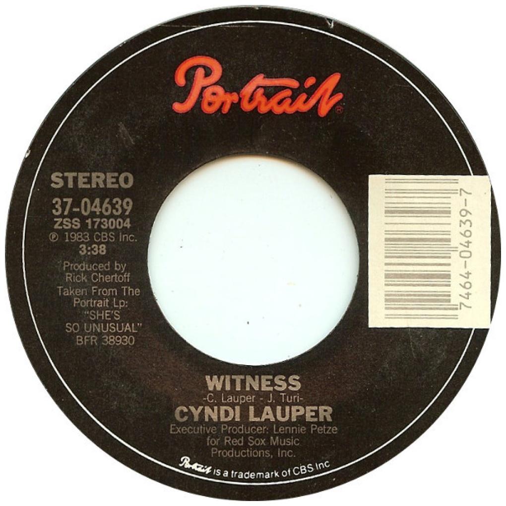 CYNDI LAUPER - ALL THROUGH THE NIGHT | 7" SINGLE USADO