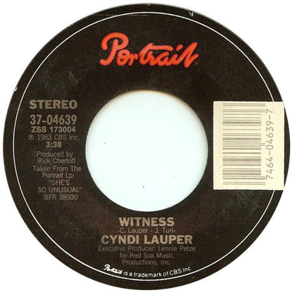 CYNDI LAUPER - ALL THROUGH THE NIGHT | 7" SINGLE USADO