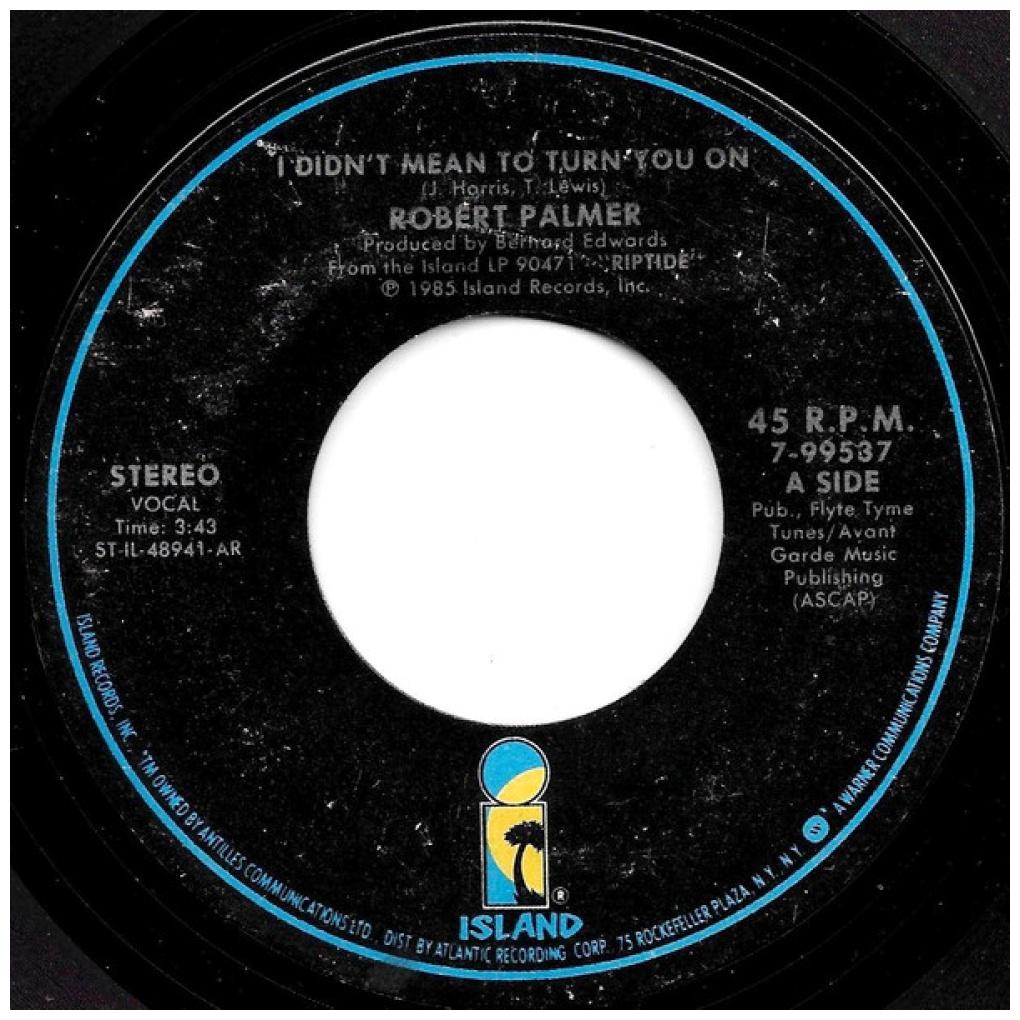 ROBERT PALMER - I DIDN'T MEAN TO TURN YOU ON | 7" SINGLE USADO
