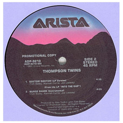 THOMPSON TWINS - DOCTOR! DOCTOR! (PROMO) | 12" MAXI SINGLE USADO