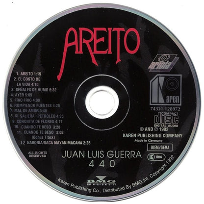 JUAN LUIS GUERRA Y LOS 440 - AREITO | CD