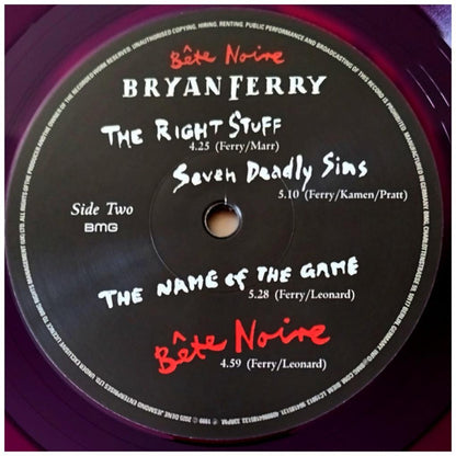 BRYAN FERRY - BETE NOIRE (PURPLE VINYL) (180GRS) (2025) | VINILO