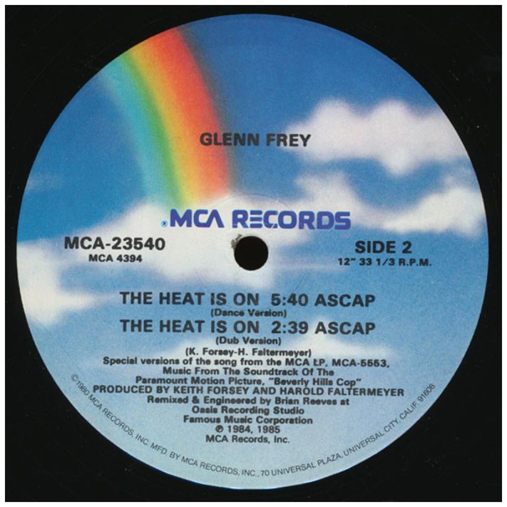 GLENN FREY - THE HEAT IS ON | 12'' MAXI SINGLE USADO