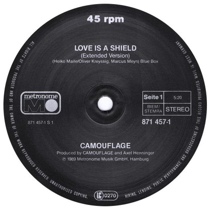 CAMOUFLAGE - LOVE IS A SHIELD | 12'' MAXI SINGLE USADO
