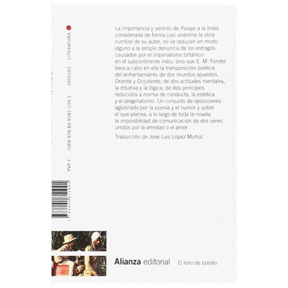 PASAJE A LA INDIA (TAPA BLANDA) - E. M. FORSTER | LIBRO