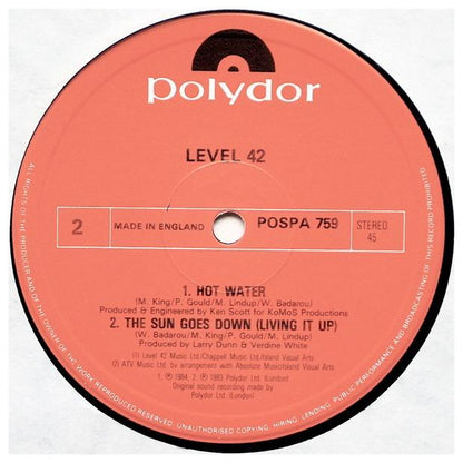 LEVEL 42 - SOMETHING ABOUT YOU (LIMITED EDITION) | 12" MAXI SINGLE USADO
