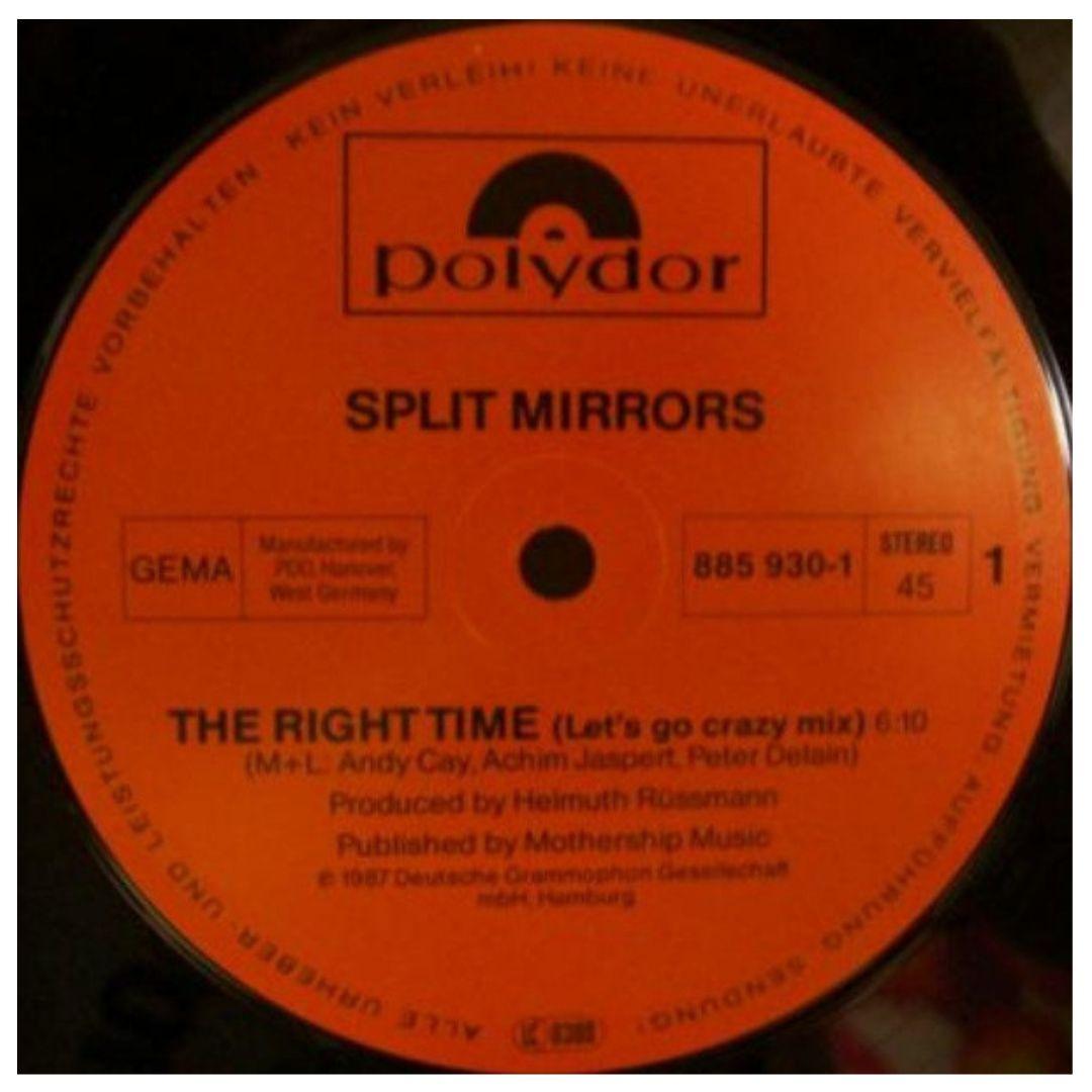 SPLIT MIRROR - THE RIGHT TIME (AUTOGRAFIADO) | 12" MAXI SINGLE USADO