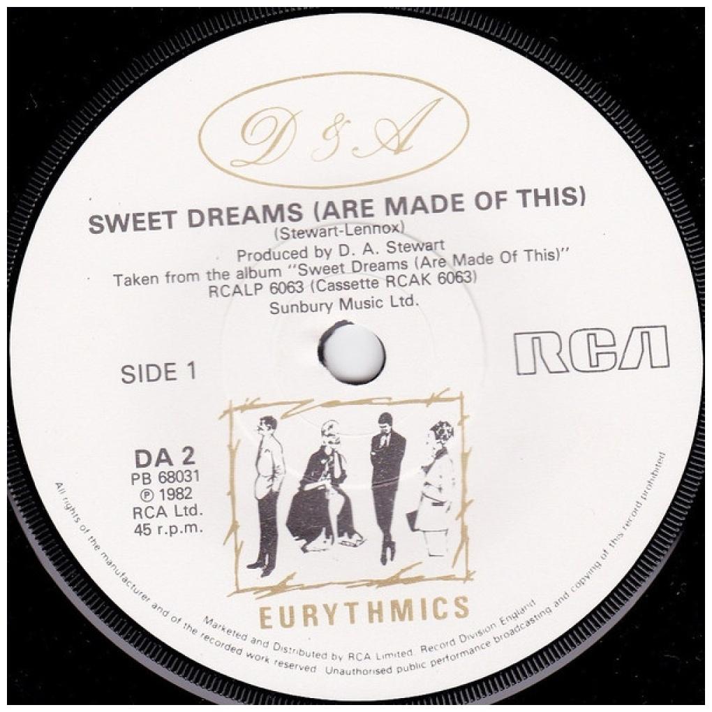 EURYTHMICS - SWEET DREAMS (ARE MADE OF THIS) | 7" SINGLE USADO