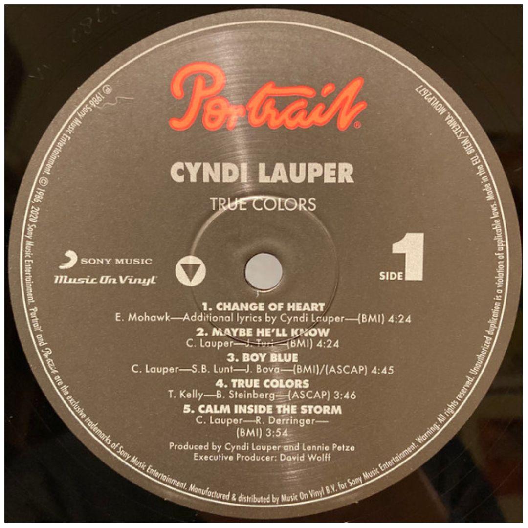 CYNDI LAUPER - TRUE COLORS | VINILO