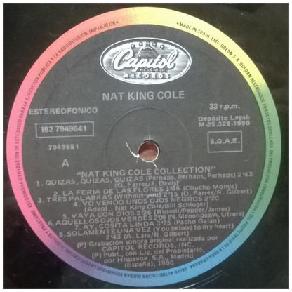 NAT KING COLE - COLLECTION: 30 EXITOS EN ESPAÑOL (2LP) | VINILO USADO