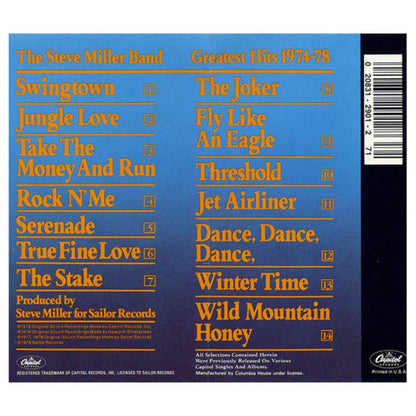 STEVE MILLER BAND - GREATEST HITS 1974-78 | CD USADO