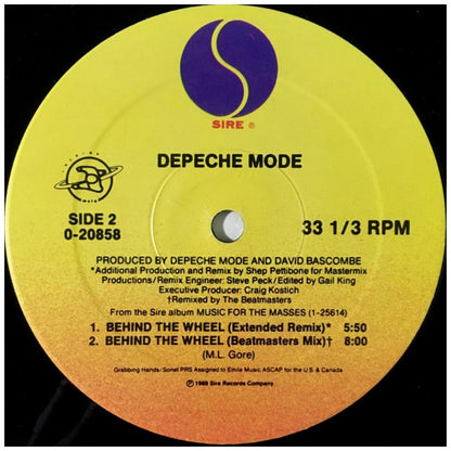 DEPECHE MODE - BEHIND THE WHEEL | 12'' MAXI SINGLE USADO
