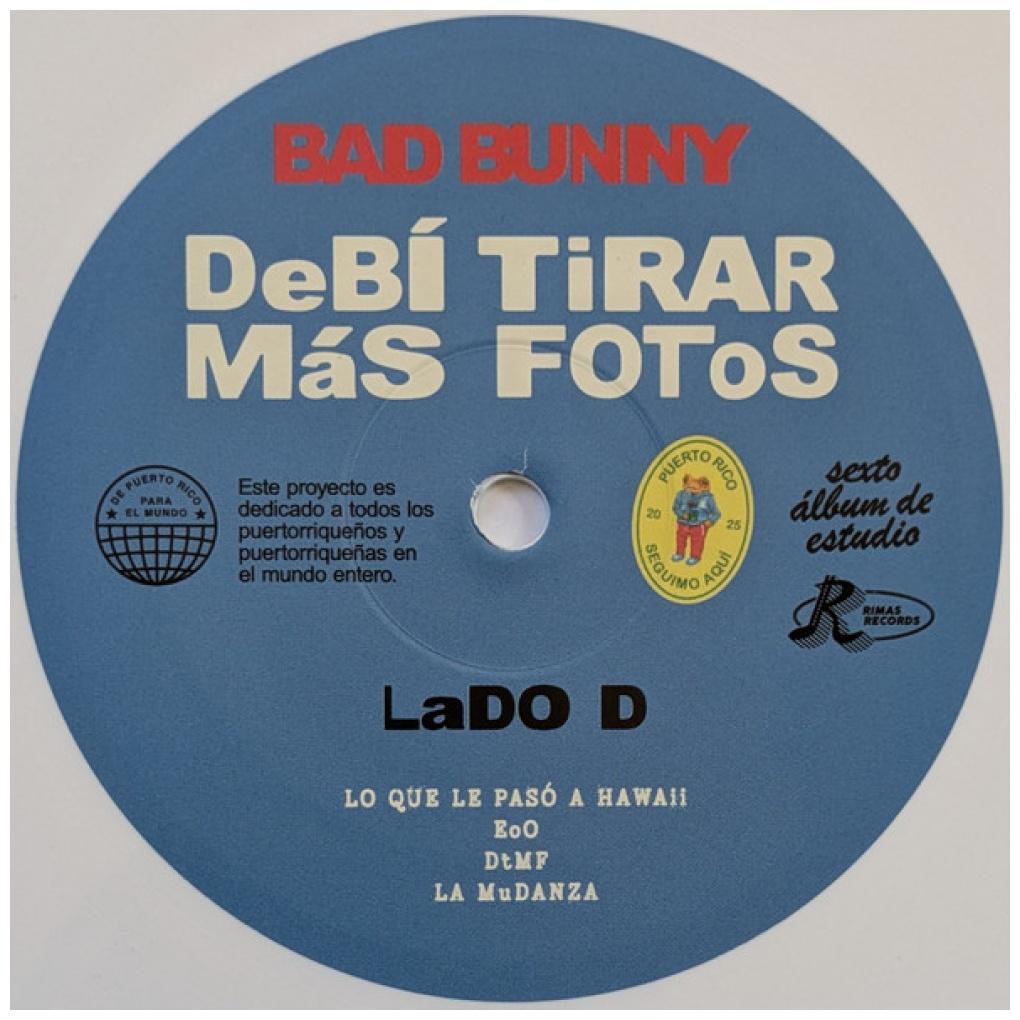 BAD BUNNY - DEBI TIRAR MAS FOTOS (2LP) (WHITE VINYL) | VINILO