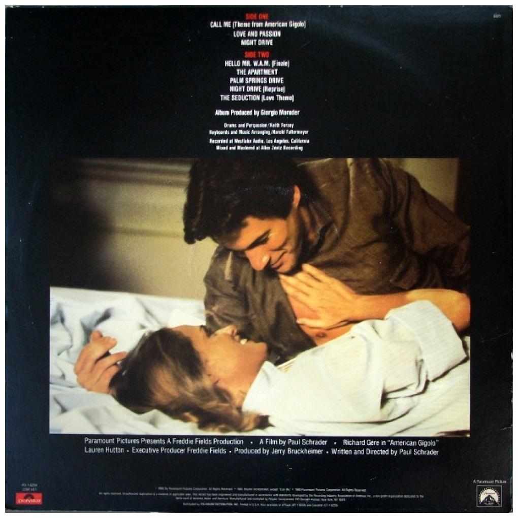 AMERICAN GIGOLO  - O.S.T. | VINILO USADO